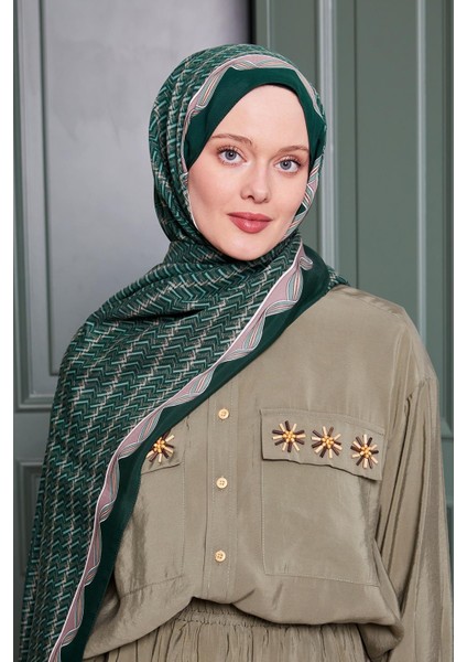 ZÜMRÜT Levidor Labirent Desen Royal Şal fırsatları