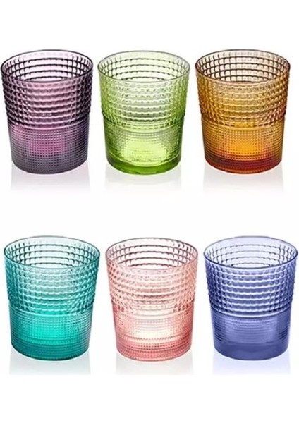 Ivv Speedy 6lı Renklı Bardak Seti 28 cl