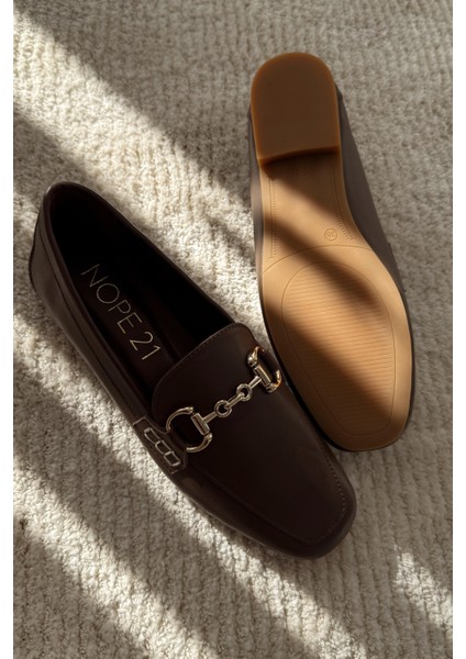 Suits Kahverengi Hakiki Deri Loafer indirimleri
