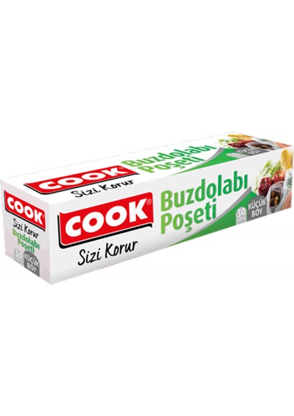 20x30 cm Küçük Boy Buz Dolabı Poşeti (30 Adet)