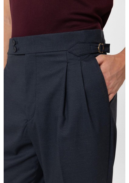 Lacivert Kruvaze Kapama Italyan Kesim Erkek Takım indirimleri