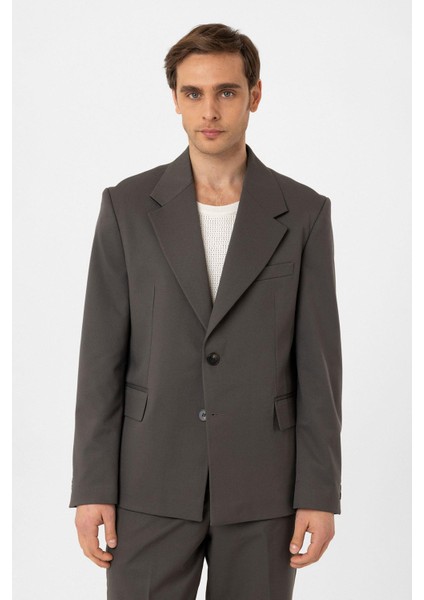 Haki Relax Fit Erkek Blazer Ceket modelleri