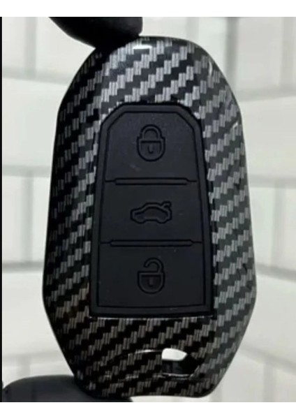 Toyota Proace City Karbon Anahtar Koruma Kılıfı Anahtarsız Çalıştırmaya Uygundur
