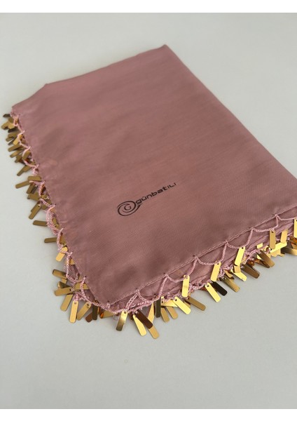 El Emeği Pul Oyası Yazma Tülbent Yemeni El Işi 100X100 cm