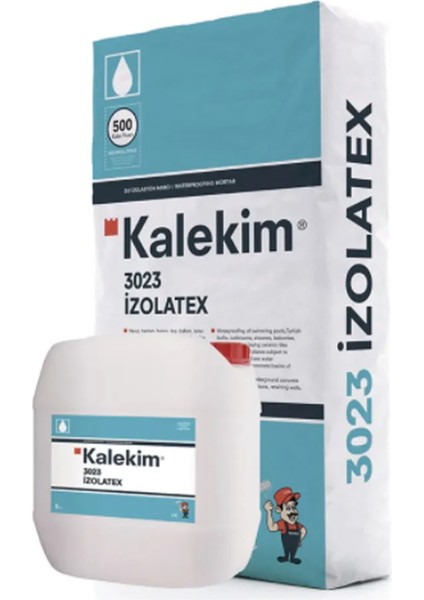 Gri 20 kg + 5 Litre İzolatex Çift Bileşenli Su Yalıtım Harcı (690000012)