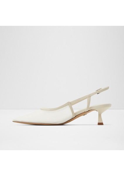 Maxına Ayakkabı Orta Boy Topuklu - Ekru modelleri