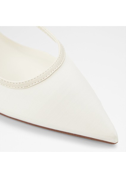 Maxına Ayakkabı Orta Boy Topuklu - Ekru indirimleri