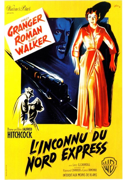 Strangers On A Train (1951) 1 Afiş - Poster ( Folyo ) - Afiş - POSTER-6230 ( 50 cm x 70 cm )