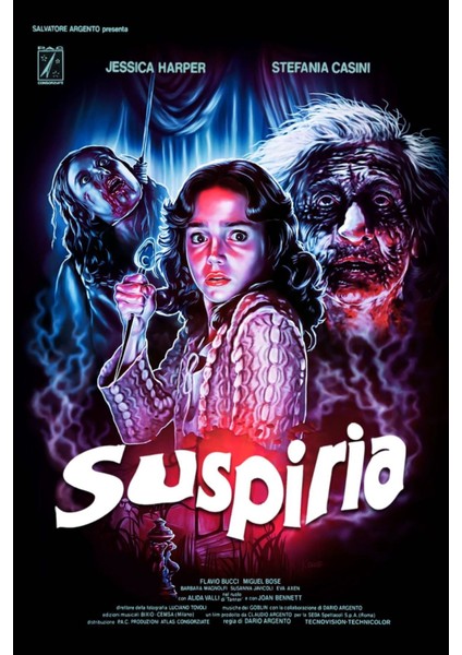 Suspiria (1977) 3 Afiş - Poster ( Folyo ) - Afiş - POSTER-6313 ( 50 cm x 70 cm )