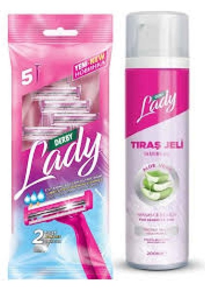 Lady Permatik Poşet 5’li - Traş Jeli