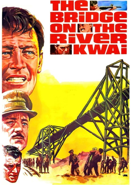 The Bridge On The River Kwai (1957) 1 Afiş - Poster ( Folyo ) - Afiş - POSTER-6664 ( 50 cm x 70 cm )