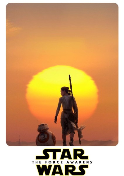 Star Wars The Force Awakens (2015) 17 Afiş - Poster ( Folyo ) - Afiş - POSTER-6143 ( 50 cm x 70 cm )