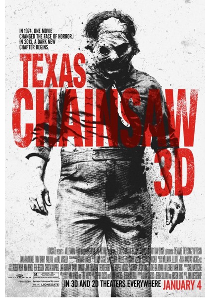 Texas Chainsaw 3D (2013) 2 Afiş - Poster ( Folyo ) - Afiş - POSTER-6468 ( 50 cm x 70 cm )