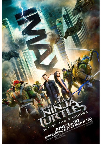 Teenage Mutant Ninja Turtles Out Of The Shadows (2016) 5 Afiş - Poster ( Folyo ) - Afiş - POSTER-6412 ( 50 cm x 70 cm )