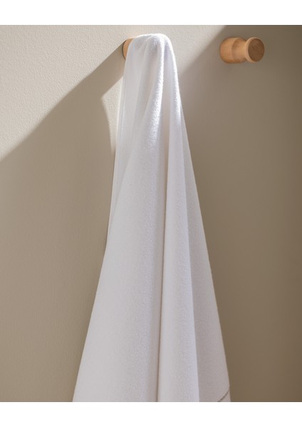 Raya %100 Pamuk Banyo Havlusu - Beyaz/bej modelleri