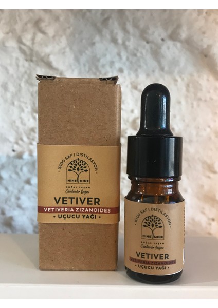 Saf ve Doğal Vetiver Uçucu Yağı (5 Ml)