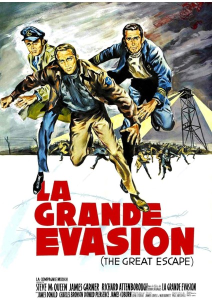 The Great Escape (1963) 3 Afiş - Poster ( Folyo ) - Afiş - POSTER-7078 ( 50 cm x 70 cm )