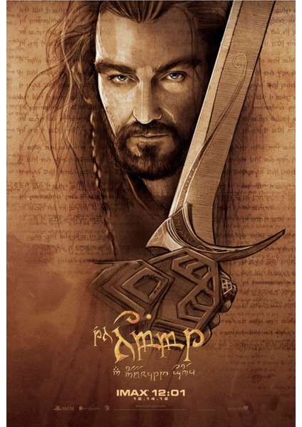 The Hobbit An Unexpected Journey (2012) 7 Afiş - Poster ( Folyo ) - Afiş - POSTER-7155 ( 50 cm x 70 cm )