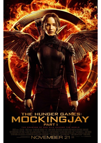 The Hunger Games Mockingjay - Part 1 (2014) 0004 Afiş - Poster ( Folyo ) - Afiş - POSTER-7233 ( 50 cm x 70 cm )