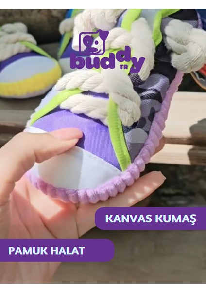 Kanvas Halat Ayakkabı - Çiğnemeye Karşı Dirençli