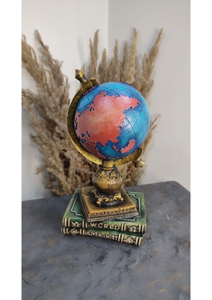 Kitap Figürlü Dünya Atlas Polyester Kitap Tutucu & Biblo modelleri