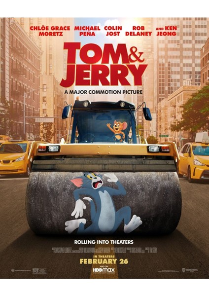 Tom & Jerry (2021) 7 Afiş - Poster ( Folyo ) - Afiş - POSTER-8260 ( 50 cm x 70 cm )