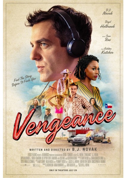 Vengeance (2022) Afiş - Poster ( Folyo ) - Afiş - POSTER-8579 ( 50 cm x 70 cm )