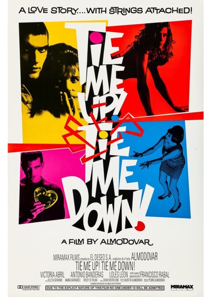 Tie Me Up! Tie Me Down! (1990) Afiş - Poster ( Folyo ) - Afiş - POSTER-8209 ( 50 cm x 70 cm )