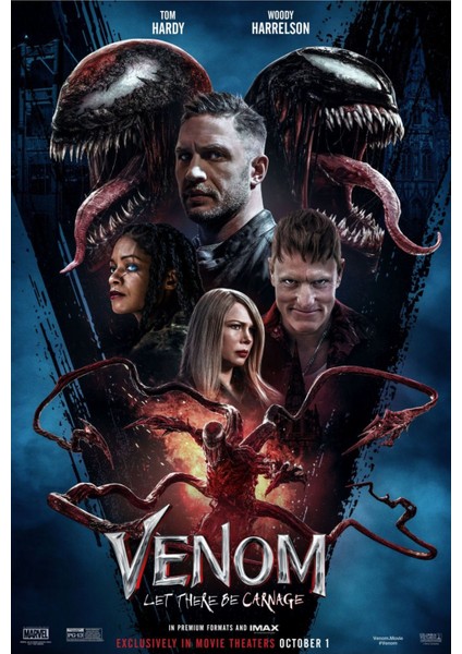 Venom Let There Be Carnage (2021) 0004 Afiş - Poster ( Folyo ) - Afiş - POSTER-8599 ( 50 cm x 70 cm )