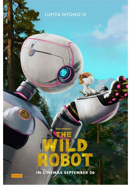 The Wild Robot (2024) 0004 Afiş - Poster ( Folyo ) - Afiş - POSTER-8073 ( 50 cm x 70 cm )