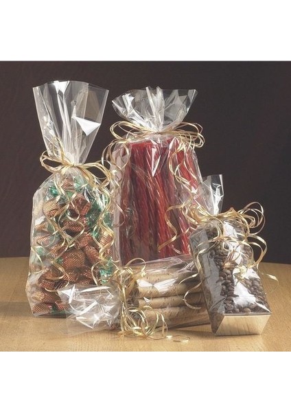 Kare Tabanlı Şeffaf Opp Poşet 250 - 6X18CM