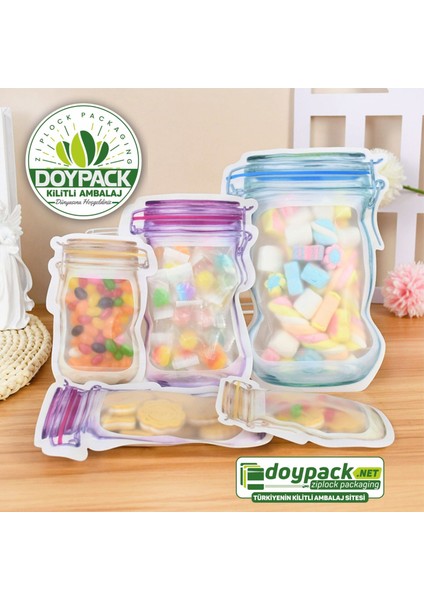 Kilitli Kavanoz Doypack Ambalaj 250 - 15.5X22CM indirimleri