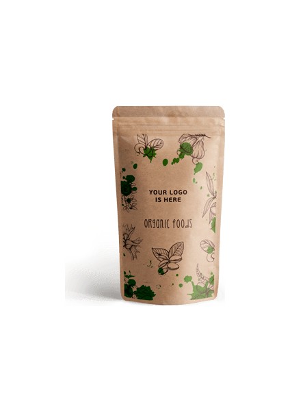 Kraft Pencereli Kilitli Doypack 50 - 8.5X14.5CM fiyatları