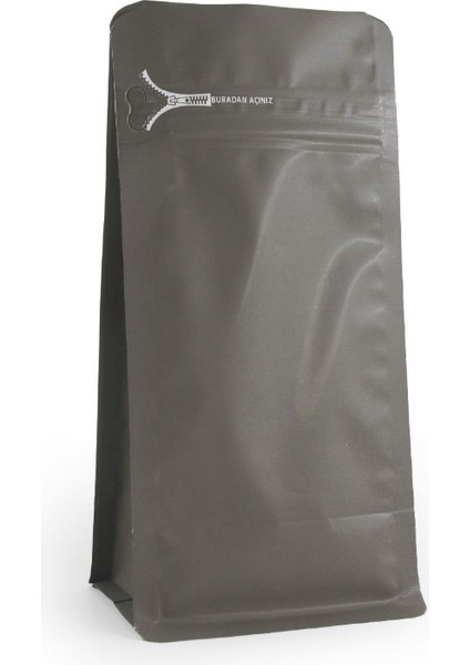 Gri Kilitli Flat Bottom Buradan Açınız Torba 11X21+4 cm 250 gr 250 fiyatları
