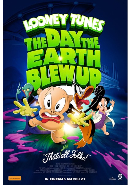 The Day The Earth Blew Up A Looney Tunes Movie 2024 1 Poster Afiş ( 50 cm x 70 cm )
