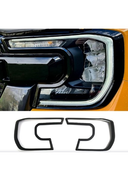 Ford Ranger T9 2023 + Far Çerçevesi Siyah