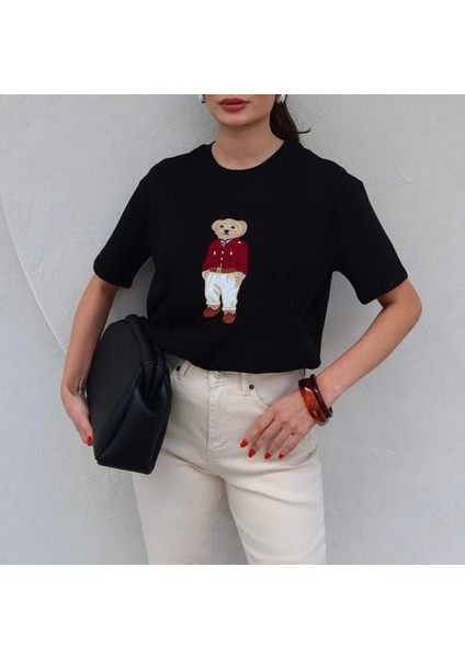 Teddy Işlemeli T Shirt modelleri