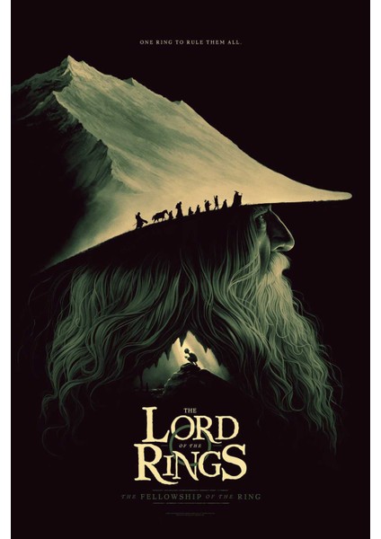 The Lord Of The Rings The Fellowship Of The Ring 2001 4 Poster Afiş ( 50 cm x 70 cm )