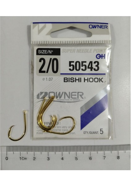 50543 Bishi Hook Gold Iğne