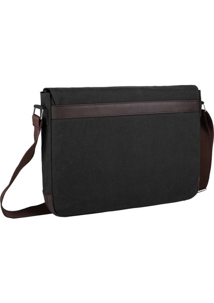 Unısex Kanvas Yatay Postacı Çantası Askılı Çanta Omuz Çanta Antrasit modelleri