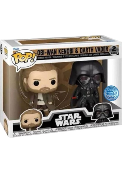 Pop: Star Wars Obiwan ve Darth Vader 2 Li Paket