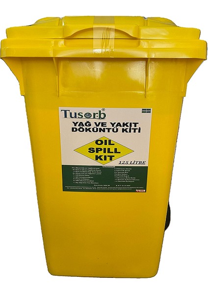 Yağ Döküntü Kiti 125 Litre