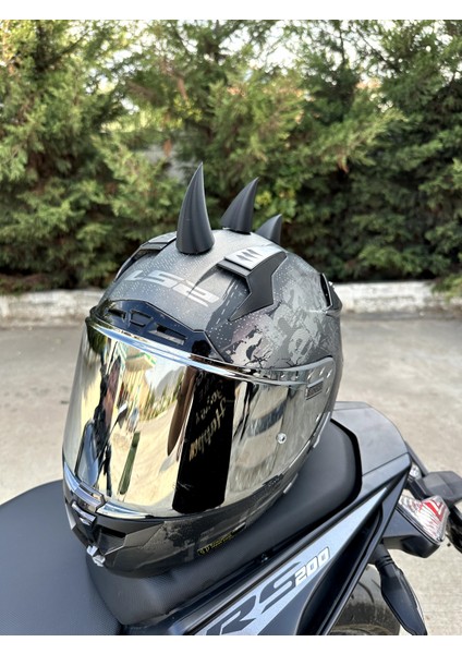 Motor & Motosiklet Kask Dış Aksesuar Üçlü Boynuz Set modelleri