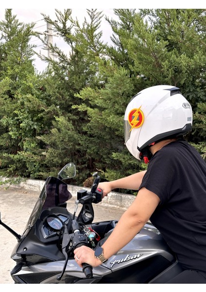 Motor & Motosiklet Kask Dış Aksesuar Flash Sembol modelleri