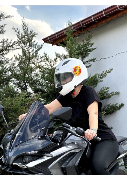 Motor & Motosiklet Kask Dış Aksesuar Flash Sembol fırsatları