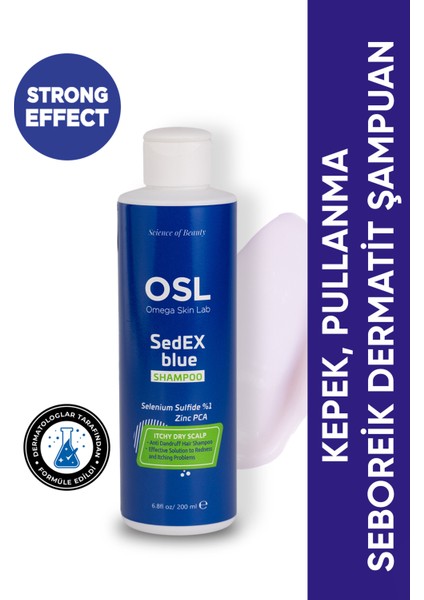 Sedex Blue Şampuan (Kepeğe Karşı Etkili Bakım Şampuanı)