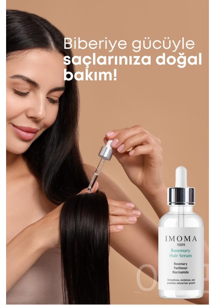 IMOMA Biberiye (Rosemary) ve Papatya Çiçeği Özü Serum Niacinamide B3 ve B5 Vitamini