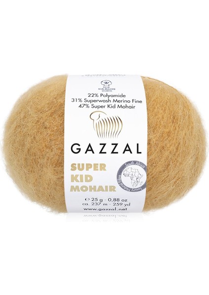 Süper Kid Mohair 64423 25GR El Örgü Ipi