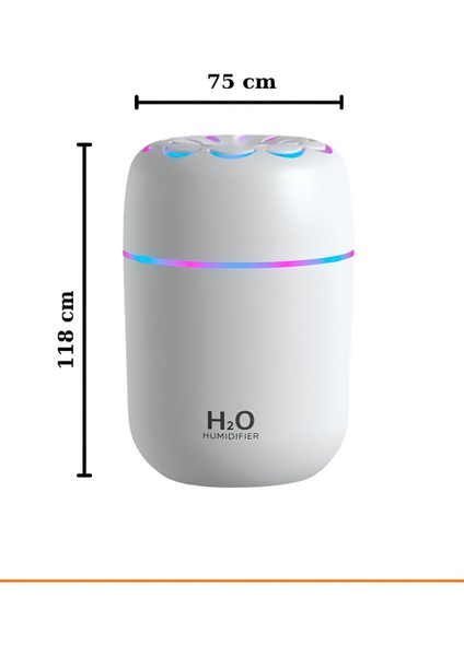 YENİ H2o Çiçek Desenli +1 flitre ve +1 Koku Hediyeli Hava Nemlendicirisi Gecel LAmbası Ortam hava Yumusatıcı humudifier Hava Nemlendirici buhar makinası 250 ml