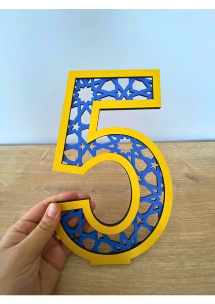 5 Yaş Doğum Günü Masa Dekoru ( Fenerbahçe Temalı Sarı-Lacivert) fırsatları